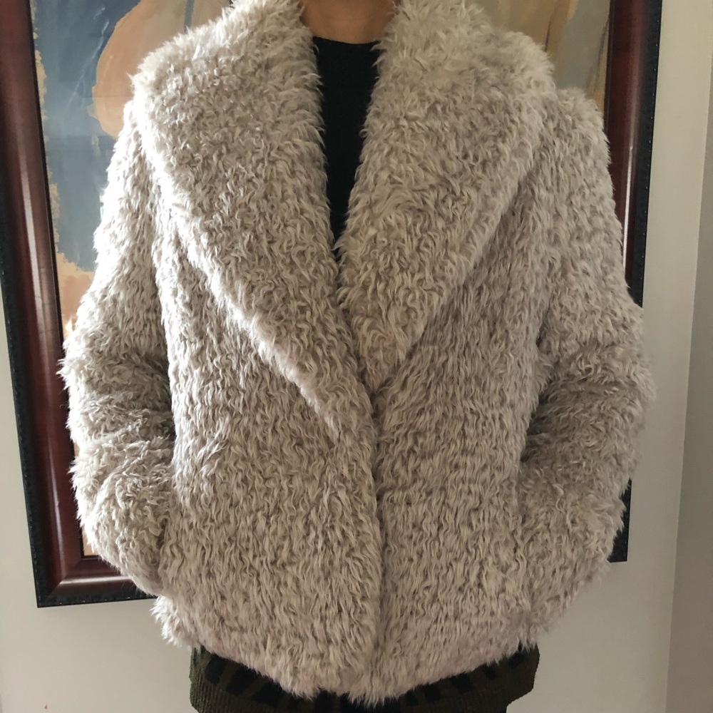 Laundry by Shelli Segal faux fur jacket/coat